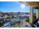 Spacious balcony overlooking city views, ideal for entertaining or enjoying the outdoors at 5592 S Nevada St # 306, Littleton, CO 80120