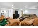 A cozy living room featuring plush seating, a TV, and a comfortable atmosphere for relaxation and entertainment at 6267 Fenton St, Arvada, CO 80003