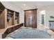 Convenient mudroom with built-in cabinets and bench at 2635 Spruce Meadows Dr, Broomfield, CO 80023