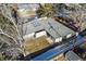 Aerial view of the house, backyard, and shed at 3069 S Detroit Way, Denver, CO 80210