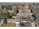 Aerial view of the neighborhood showing the house and surrounding properties at 3069 S Detroit Way, Denver, CO 80210