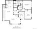 Detailed floor plan showing the layout of the second floor of this home at 290 Poplar St # A, Denver, CO 80220