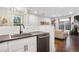 The kitchen features stainless appliances, modern cabinets, and an open layout at 4085 S Crystal Cir # 101, Aurora, CO 80014