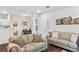 Bright living room with a view to dining area at 4085 S Crystal Cir # 101, Aurora, CO 80014