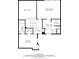 Upstairs floor plan of the home showing bedroom, bathrooms, walk-in closets and hall dimensions at 9875 Greensview Cir, Lone Tree, CO 80124