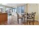 Breakfast nook with glass table and wrought iron chairs at 12224 E Amherst Cir, Aurora, CO 80014