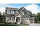Charming two-story home features a welcoming front porch and two-car garage at 3955 Descent St, Castle Rock, CO 80108