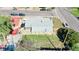 Aerial view showing house, backyard, and surrounding area at 7609 Sherman Pl, Denver, CO 80221