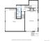 Floor plan showing the layout of the garage, porch, bathroom, and living room at 27857 Apex Cir, Evergreen, CO 80439