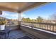 Private balcony offering scenic views of the surrounding area at 12762 Ironstone Way # 302, Parker, CO 80134