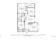 Detailed floor plan showcasing the layout of the home, including the primary bedroom, kitchen, and bathrooms at 12762 Ironstone Way # 302, Parker, CO 80134