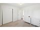 Bedroom with white closet at 7076 S Verbena Cir, Centennial, CO 80112