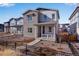 Charming two-story home with stone accents, covered entry, and landscaped front yard at 3324 N Haleyville Ct, Aurora, CO 80019