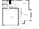 Detailed floor plan showcasing the layout of the garage, kitchen, living room, foyer, bathroom and laundry room at 24525 E Wagon Trail Ave, Aurora, CO 80016