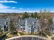 Overhead view of a multi-Gathering residence with lush landscaping and a well-maintained exterior at 4086 S Carson St # F, Aurora, CO 80014