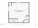 A basement floor plan displaying a finished basement with stairs and a closet at 23029 Cleveland Dr, Parker, CO 80138
