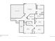 A floor plan showing the layout of the second floor including bedrooms, bathrooms, and a laundry room at 23029 Cleveland Dr, Parker, CO 80138