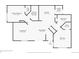 Detailed floor plan showcasing the layout of the home, including the bedroom and living spaces at 12924 Ironstone Way # 103, Parker, CO 80134