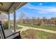 View from the front porch showcasing community green space and walkway at 2757 E Geddes Ave, Centennial, CO 80122