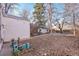 Backyard view, showing a patio area and a detached shed at 2339 S Adams St, Denver, CO 80210