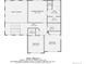 Detailed floor plan showcasing bedrooms, bathrooms, walk-in closets, and the layout of the second floor at 254 Ellendale St, Castle Rock, CO 80104