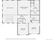 Detailed floor plan showcasing bedrooms, bathrooms, walk-in closets, and the layout of the second floor at 254 Ellendale St, Castle Rock, CO 80104