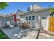 Inviting backyard deck features an outdoor seating area, perfect for relaxing or entertaining guests at 1208 S Pennsylvania St, Denver, CO 80210