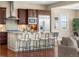 Modern kitchen with stainless steel appliances and a breakfast bar at 22609 E Eads Cir, Aurora, CO 80016