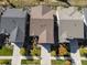 Aerial view of the neighborhood showcasing well-maintained homes and landscaping at 22646 E Glidden Dr, Aurora, CO 80016