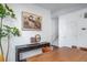 Inviting dining room with a stylish console table and eye-catching artwork at 11442 Booth Falls Ct, Parker, CO 80134