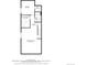 Layout of the downstairs of this home, including the bedroom, recreation room, and electrical room at 4529 Vrain St, Denver, CO 80212