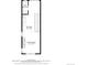 Floor plan with bathroom, wet bar, and sitting room at 4529 Vrain St, Denver, CO 80212