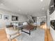 Spacious living area featuring hardwood floors, modern decor, and an open layout at 4529 Vrain St, Denver, CO 80212