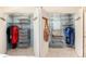 Spacious closet with shelving and hanging racks for optimal clothing and accessory storage at 7000 Highland Dr, Lakewood, CO 80214