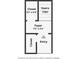Floorplan showing the entry, foyer, closet, and stairs at 837 E 98Th Ave # 403, Thornton, CO 80229