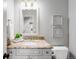 Elegant bathroom featuring granite countertops and stylish decor at 9574 Las Colinas Dr, Lone Tree, CO 80124