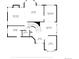 Detailed floor plan showcasing the layout of the main floor and room dimensions at 9574 Las Colinas Dr, Lone Tree, CO 80124
