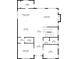 Detailed first floor plan showing the entry, living room, dining room, kitchen, and more at 1644 S Lafayette St, Denver, CO 80210