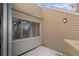 Patio with view of window and siding of home at 13633 E Yale Ave # B, Aurora, CO 80015