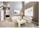 Bright living room with soaring ceilings and lots of windows at 10633 Wynspire Way, Highlands Ranch, CO 80130