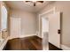 Spacious bedroom with hardwood floors, bright windows, and classic architectural details at 1365 Clayton St, Denver, CO 80206