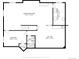 Basement floor plan with recreation room, wet bar, bedroom, walk-in closet, bathroom and electrical room at 2829 S Fig St, Lakewood, CO 80228