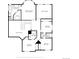 Upstairs floor plan featuring a primary bedroom, walk-in closet, ensuite bath and three additional bedrooms and 2 baths at 2829 S Fig St, Lakewood, CO 80228
