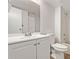 Bright and clean bathroom featuring a shower-tub combo and updated vanity, providing comfort and style at 943 S Zeno Way # 102, Aurora, CO 80017