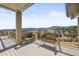 Enjoy mountain views from the cozy deck, perfect for relaxing or entertaining at 156 S Lookout Mountain Rd, Golden, CO 80401