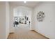 Spacious living room featuring an archway, fireplace, and large windows at 156 S Lookout Mountain Rd, Golden, CO 80401