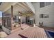Outdoor living space with a spacious deck area, seating, and grill at 468 Sylvestor Trl, Highlands Ranch, CO 80129