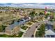 Neighborhood aerial view showing mature landscaping, nearby trails and Superior Elementary School at 2225 Clayton Cir, Superior, CO 80027