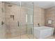 Spa-like bathroom with a soaking tub and a separate shower at 4200 W 17Th Ave # 49, Denver, CO 80204