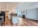 Modern kitchen featuring stainless steel appliances, granite countertops, and stylish backsplash at 17652 E Loyola Dr # 2032R, Aurora, CO 80013
